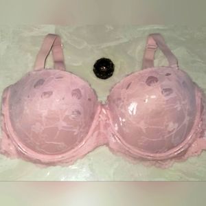 🔥Emma Full Cup Balconette Bra - Light Pink 💖42 D